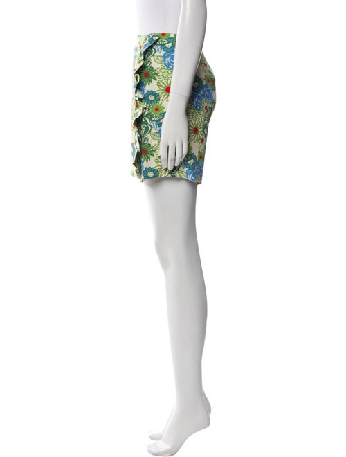 Tory Burch Floral Print Mini Shorts