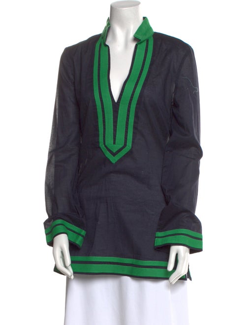 Tory Burch V-Neck Long Sleeve Tunic
