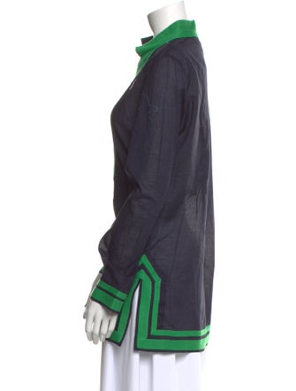 Tory Burch V-Neck Long Sleeve Tunic