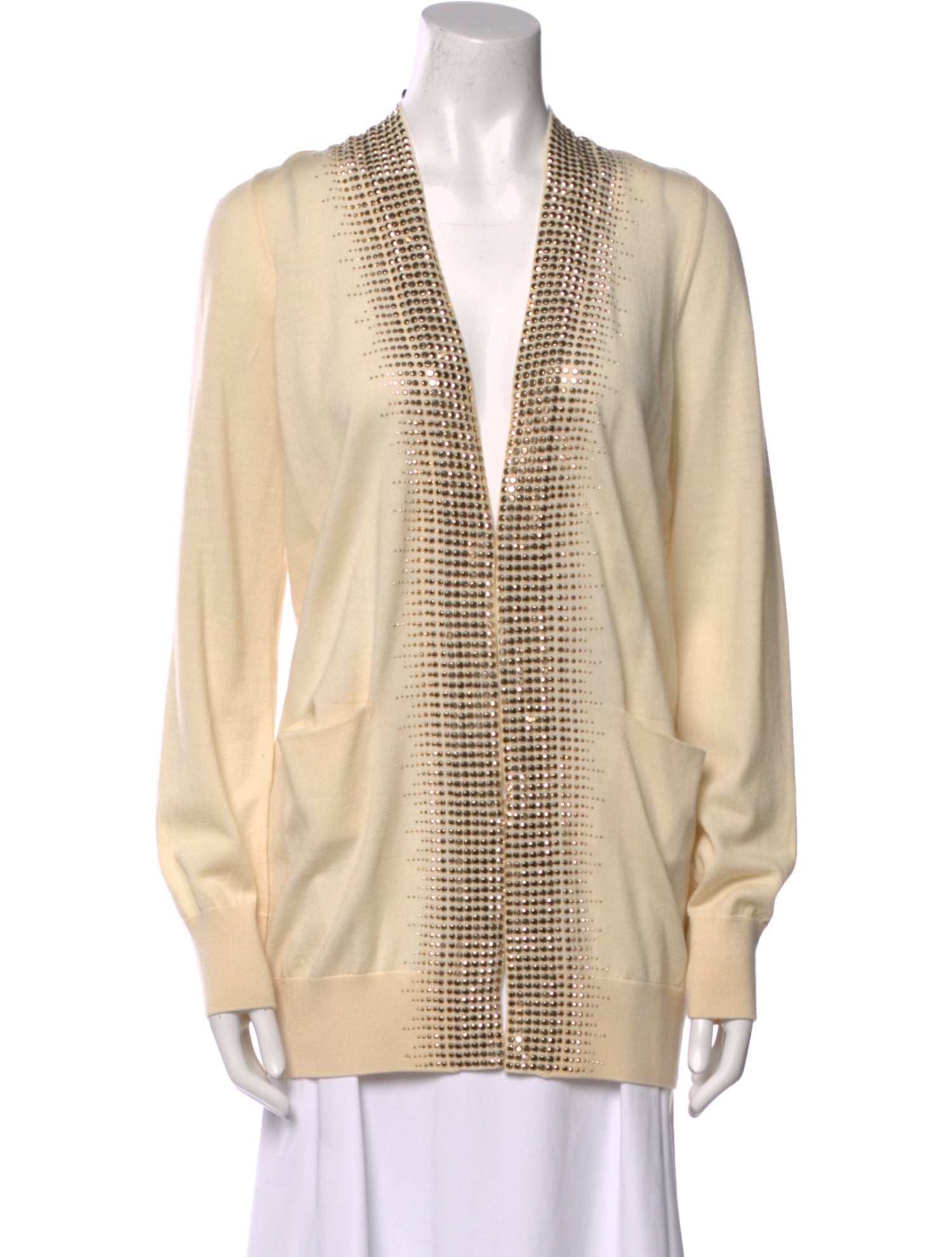 Tory Burch Merino Wool V-Neck Tunic