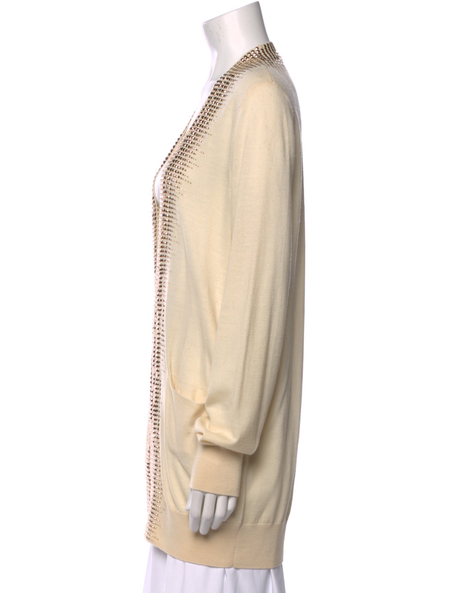 Tory Burch Merino Wool V-Neck Tunic