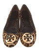 Tory Burch Ponyhair Animal Print Ballet Flats