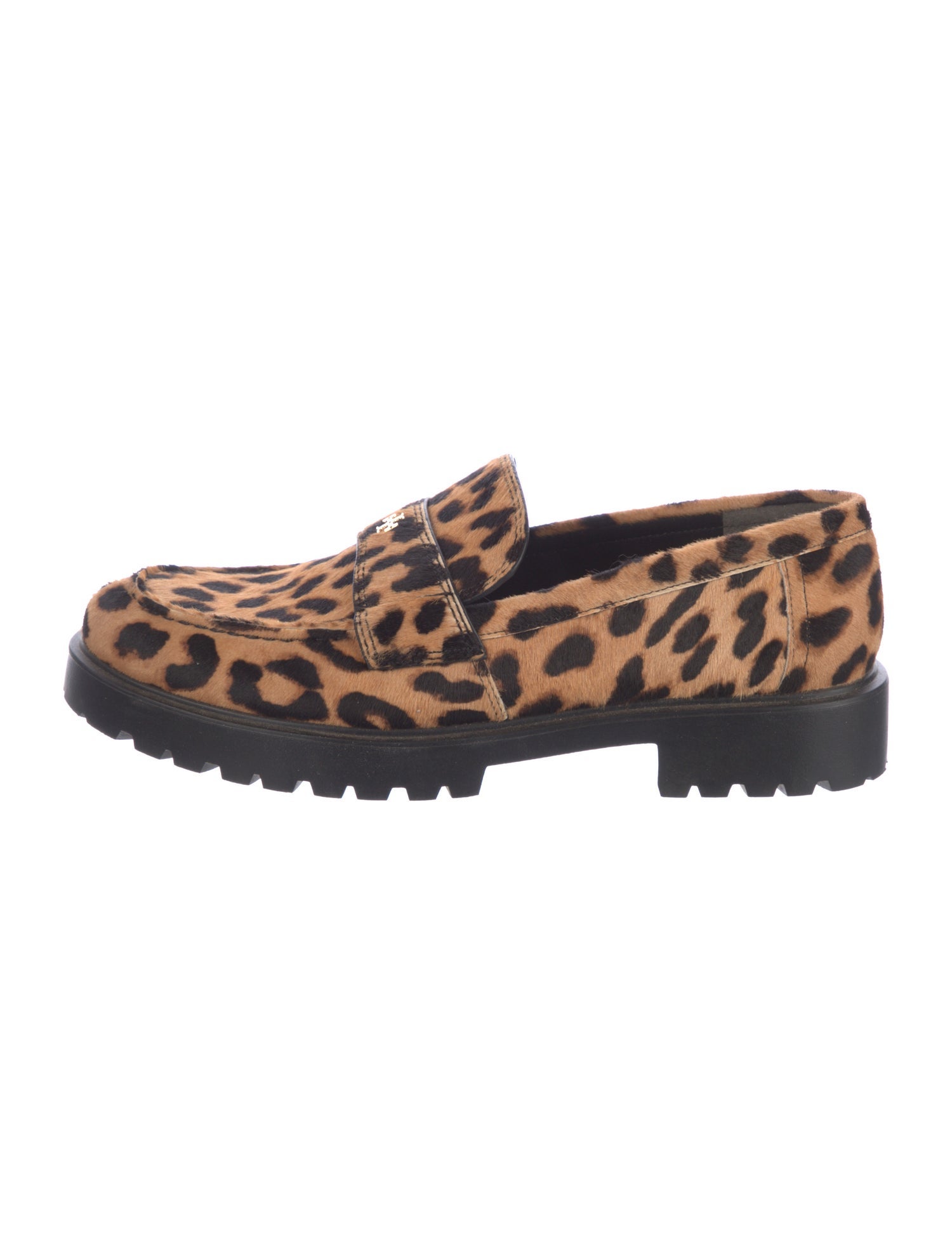 Tory Burch Ponyhair Animal Print Loafers
