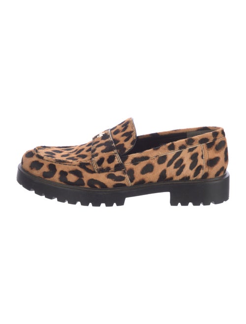 Tory Burch Ponyhair Animal Print Loafers
