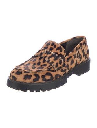 Tory Burch Ponyhair Animal Print Loafers
