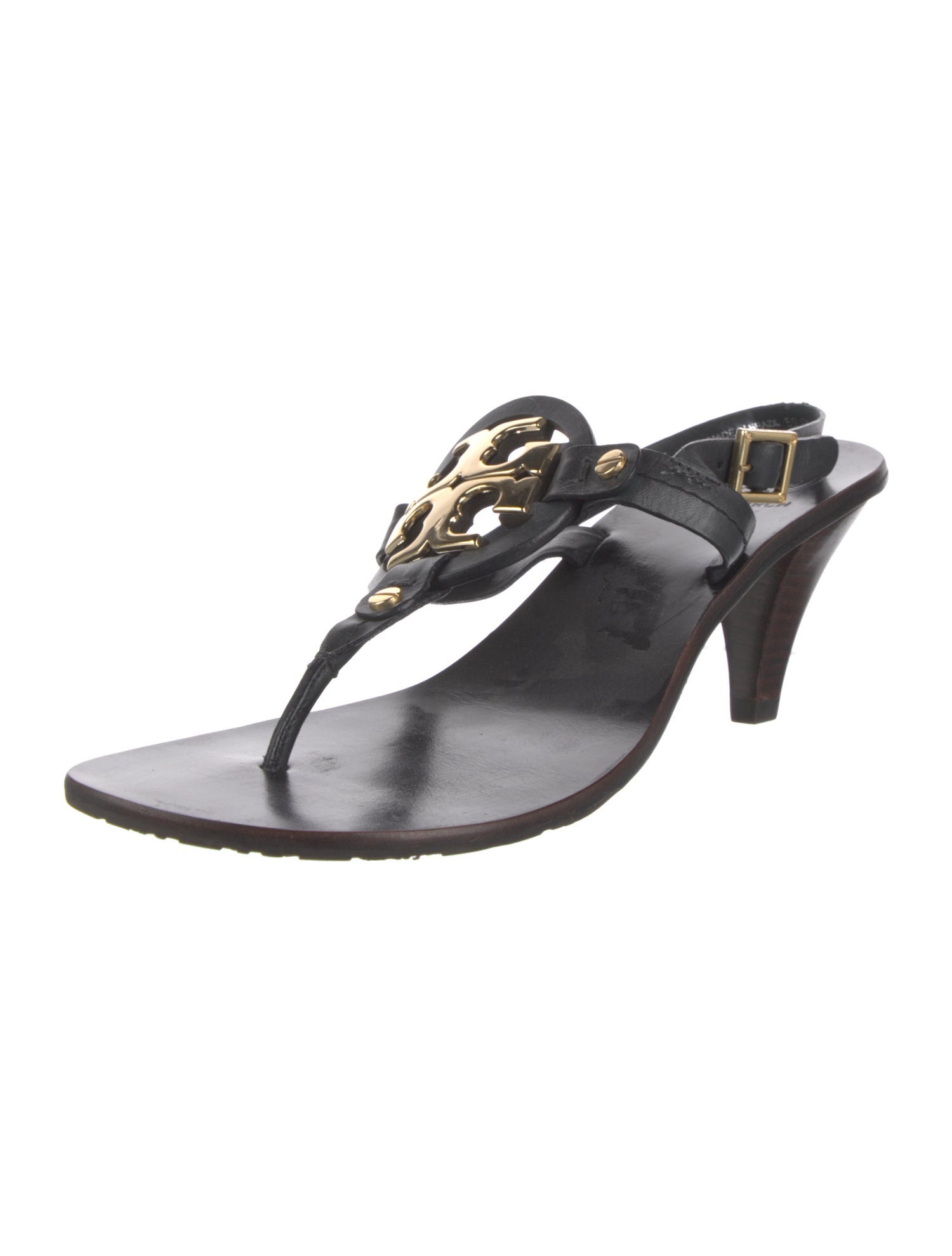 Tory Burch Leather Slingback Sandals