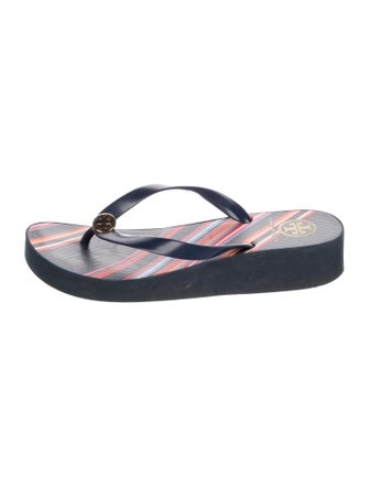Tory Burch Rubber Printed Slides