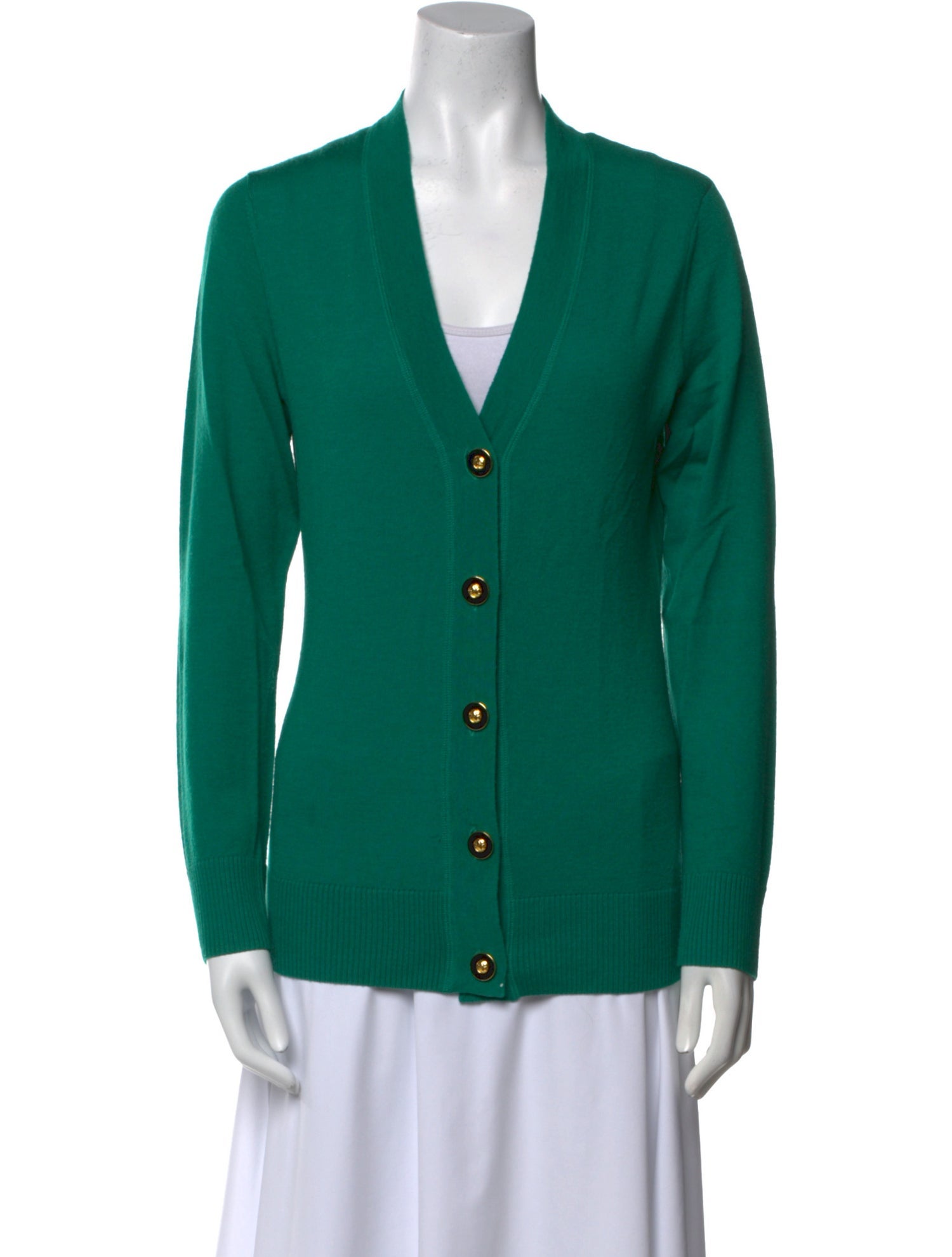 Tory Burch Merino Wool V-Neck Sweater