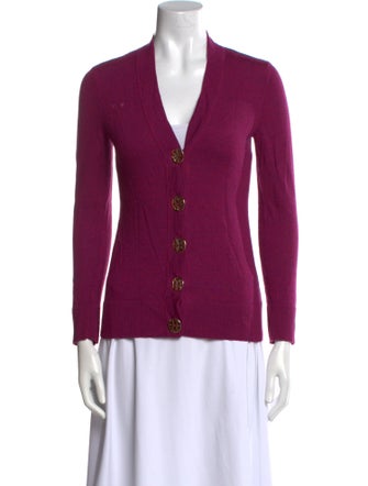 Tory Burch Merino Wool V-Neck Sweater