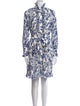 Tory Burch Floral Print Knee-Length Dress