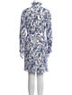 Tory Burch Floral Print Knee-Length Dress