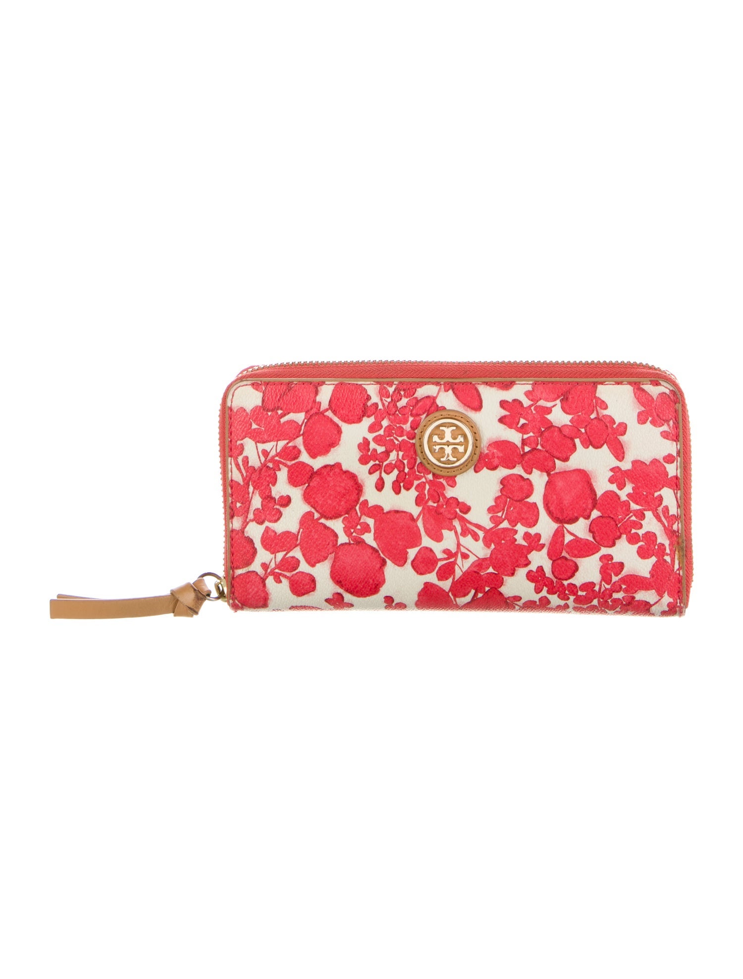 Tory Burch Floral Print Continental Wallet
