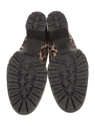 Tory Burch Ponyhair Animal Print Chelsea Boots