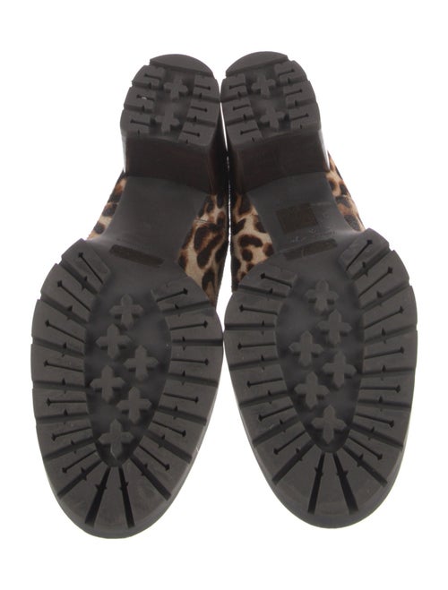 Tory Burch Ponyhair Animal Print Chelsea Boots