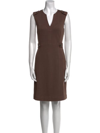 Tory Burch V-Neck Knee-Length Dress