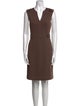 Tory Burch V-Neck Knee-Length Dress