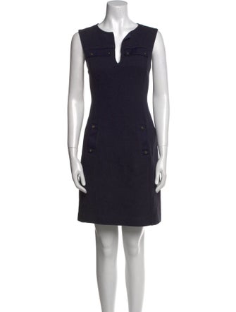 Tory Burch V-Neck Mini Dress