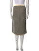 Tory Burch Striped Knee-Length Skirt