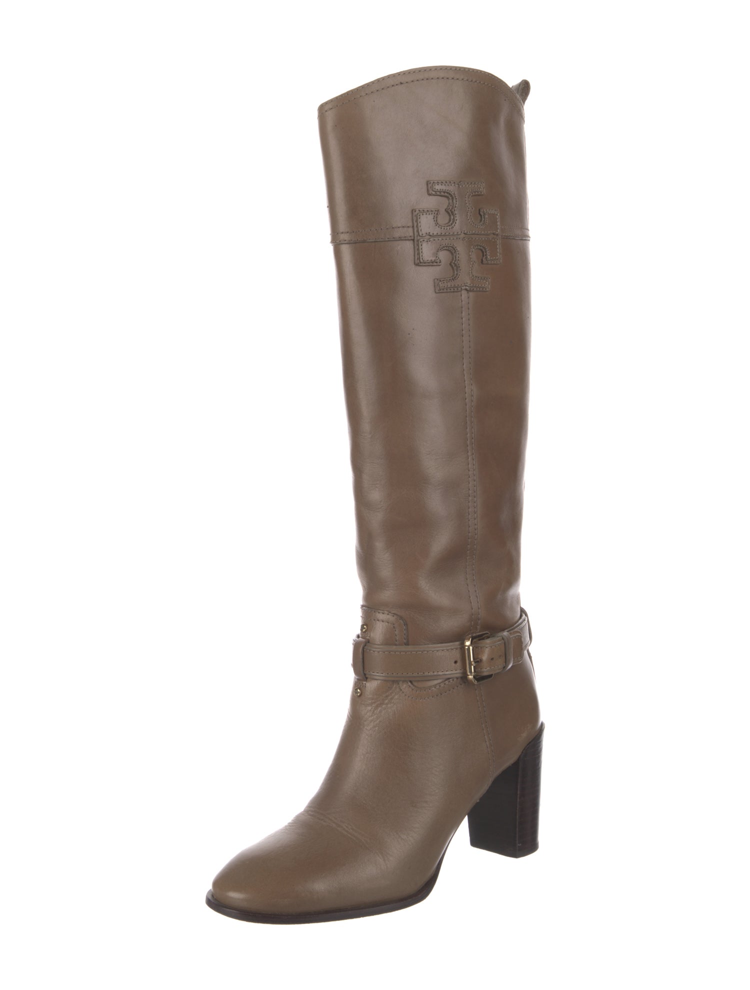 Tory Burch Leather Riding Boots