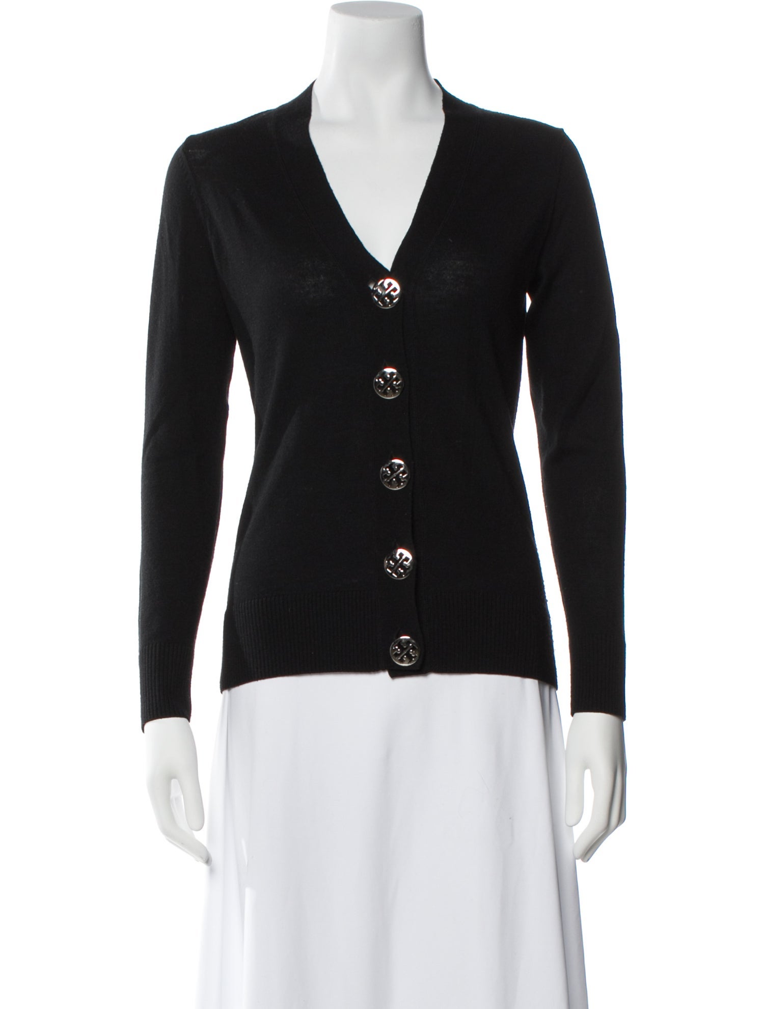 Tory Burch Wool V-Neck Sweater