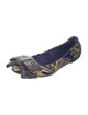 Tory Burch Velvet Printed Flats