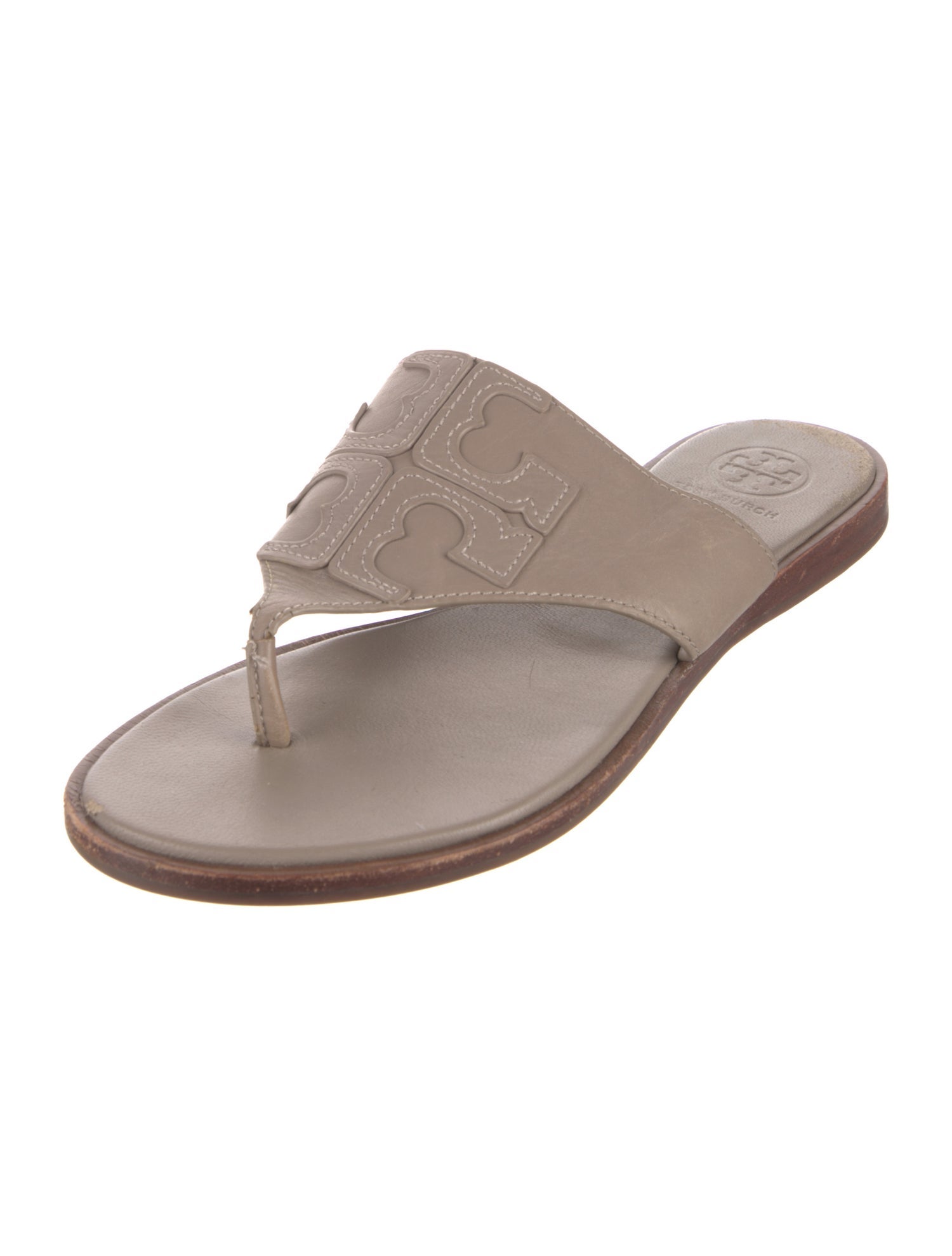 Tory Burch Leather Slides