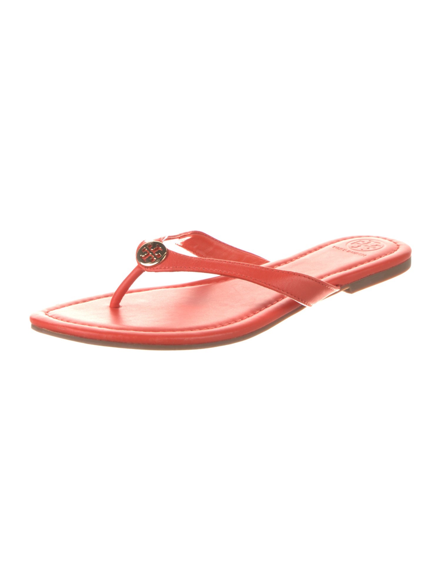 Tory Burch Leather Flip Flops