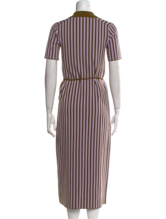 Tory Burch Striped Long Dress