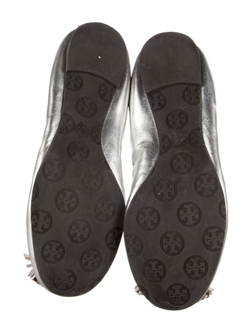Tory Burch Leather Tassel Accents Ballet Flats