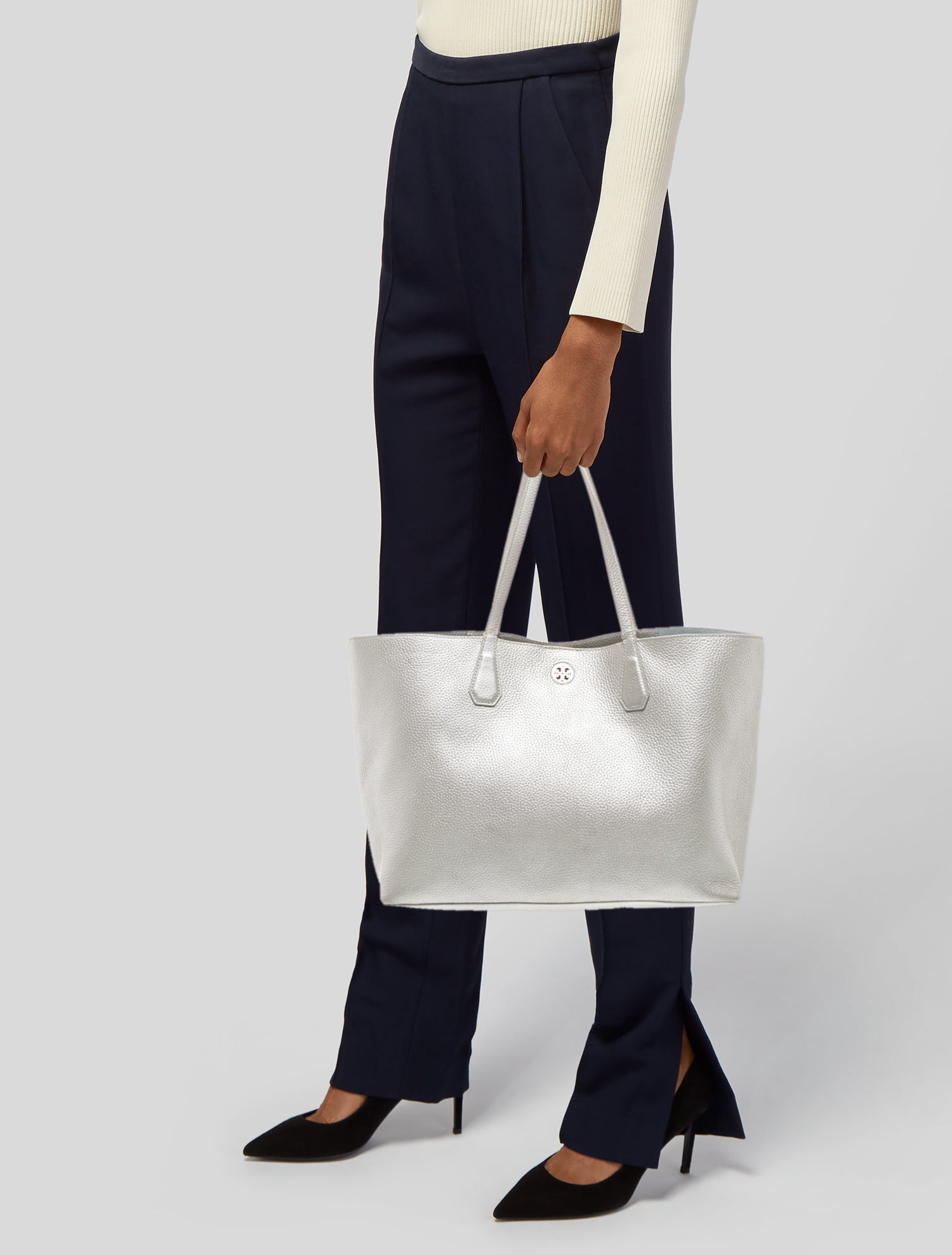 Tory Burch Saffiano Leather Tote