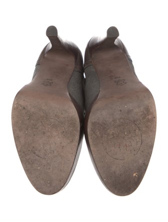 Tory Burch Leather Lace-Up Boots