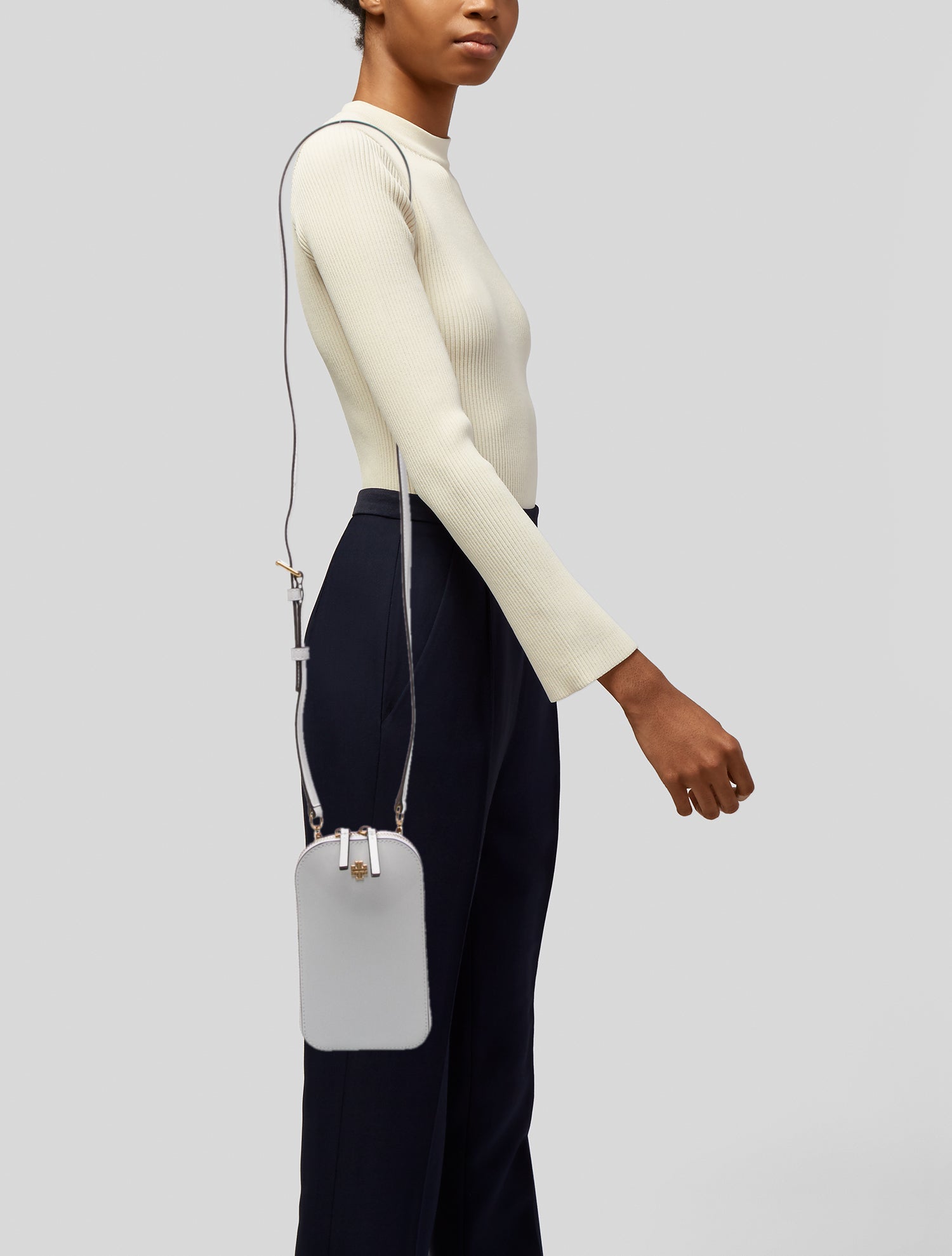 Tory Burch Leather Bucket Bag