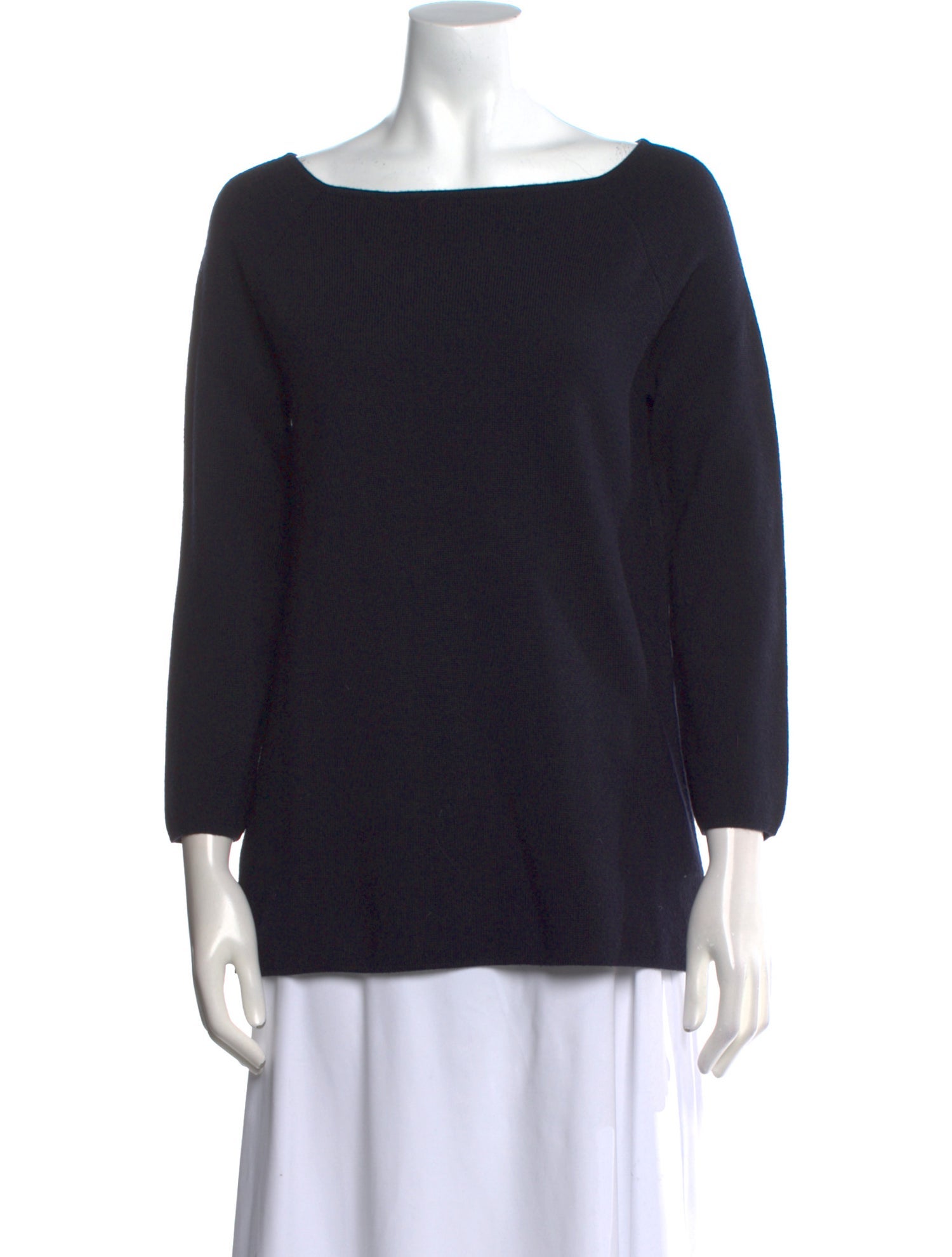 Tory Burch Merino Wool Bateau Neckline Sweater