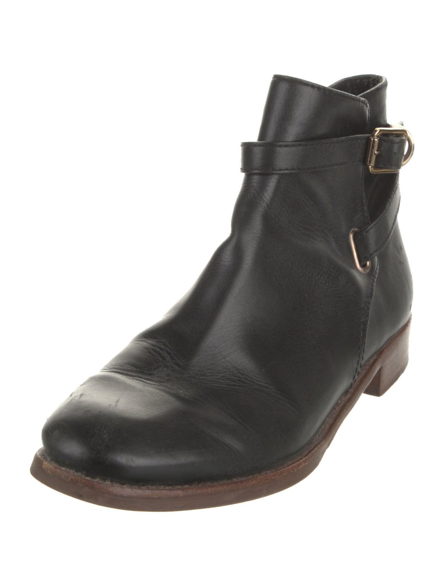 Tory Burch Leather Moto Boots