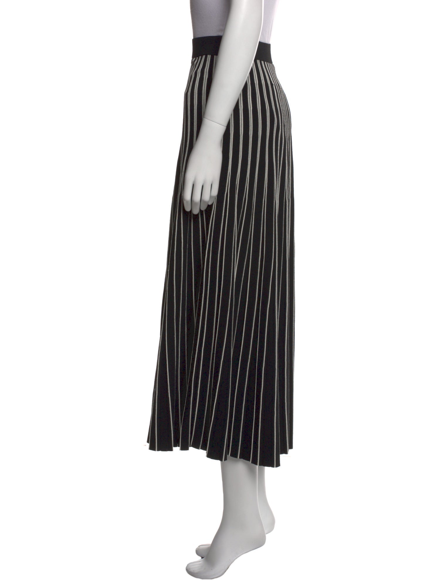 Tory Burch Striped Midi Length Skirt