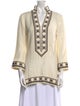 Tory Burch Linen Printed Tunic
