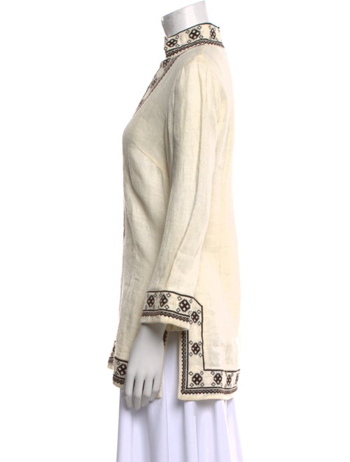 Tory Burch Linen Printed Tunic