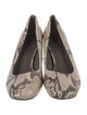 Tory Burch Embossed Leather Animal Print Pumps