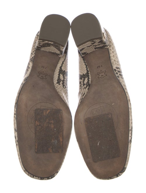 Tory Burch Embossed Leather Animal Print Pumps