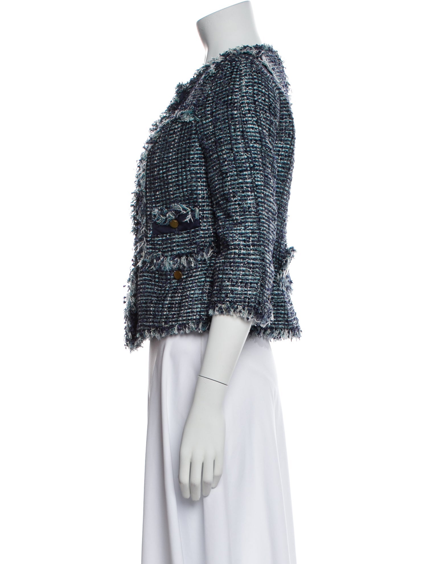 Tory Burch Tweed Pattern Jacket