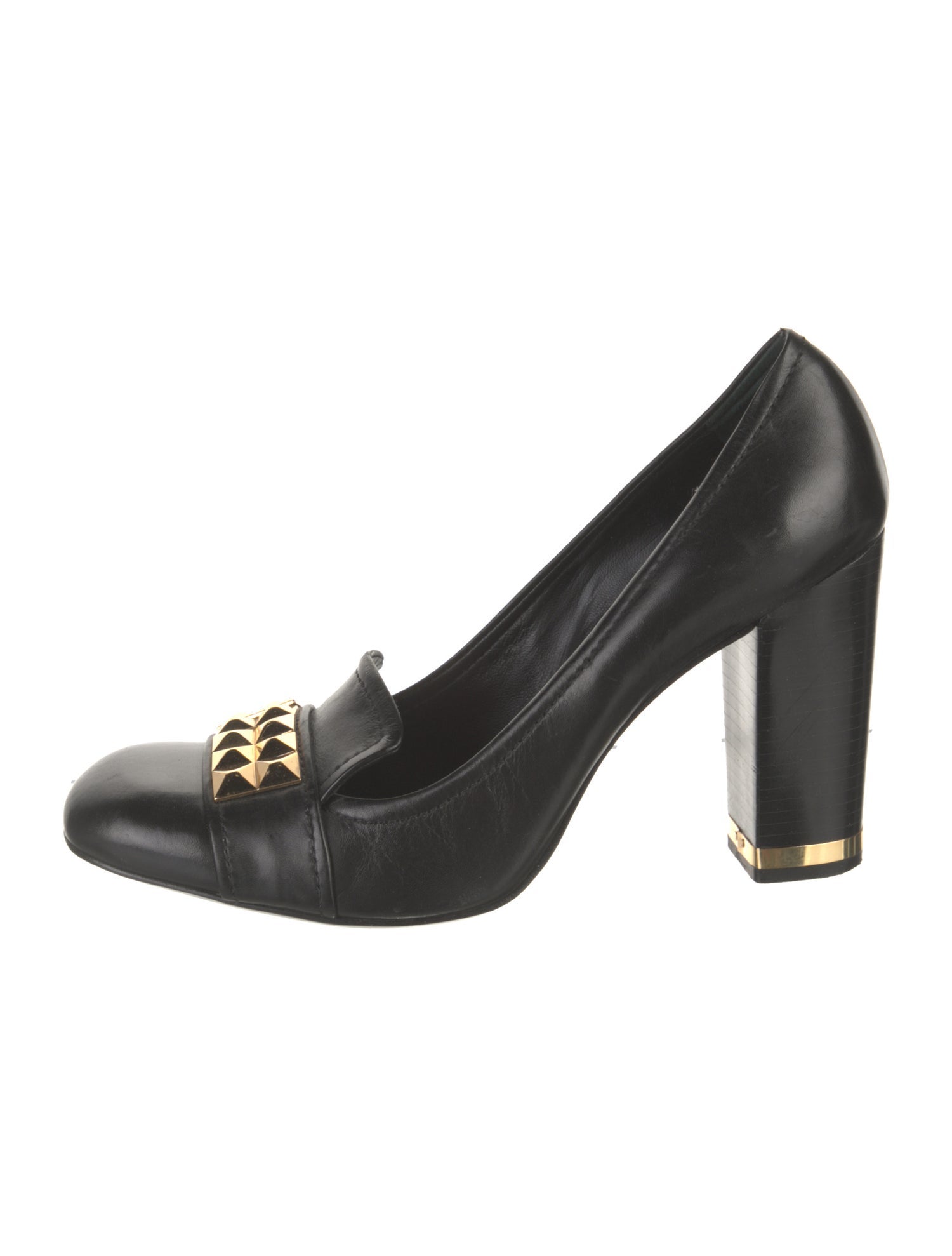 Tory Burch Leather Studded Accents Pumps