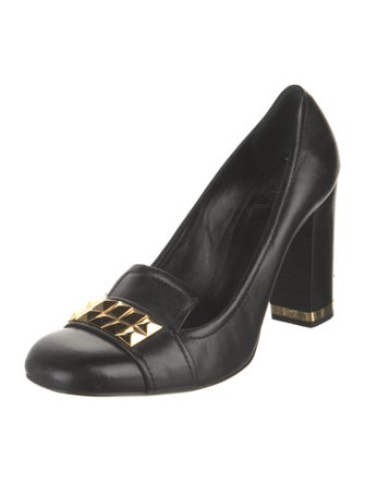 Tory Burch Leather Studded Accents Pumps