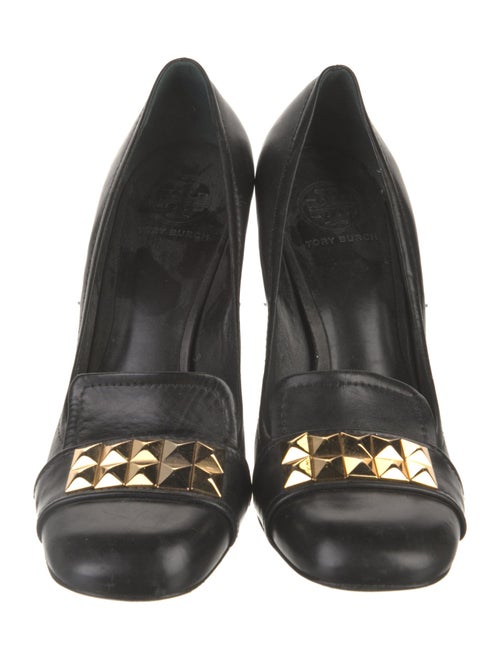 Tory Burch Leather Studded Accents Pumps