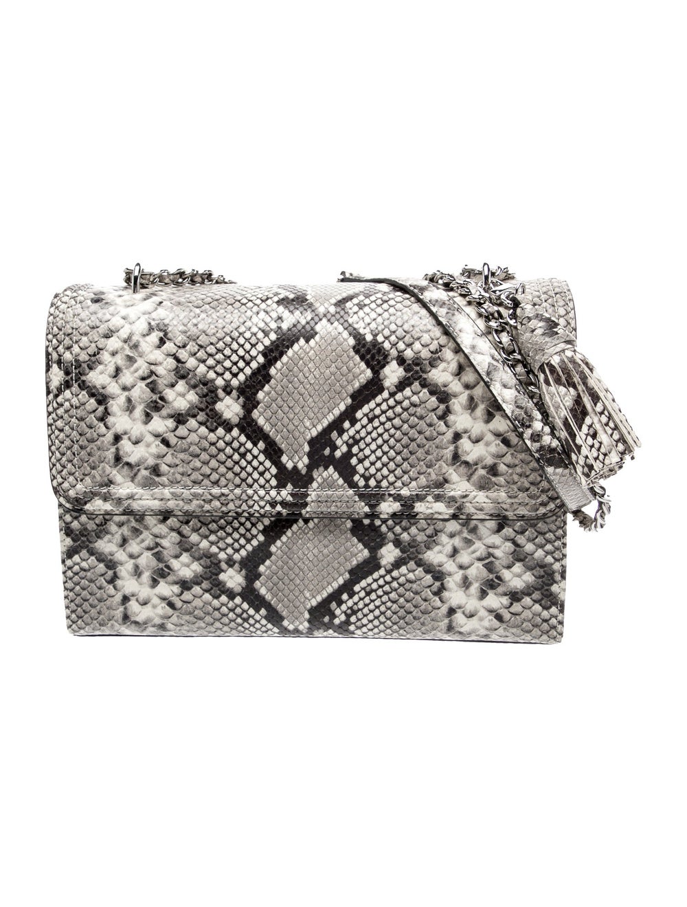 Tory Burch Minaudière Neutrals Python Animal Prin… - image 1