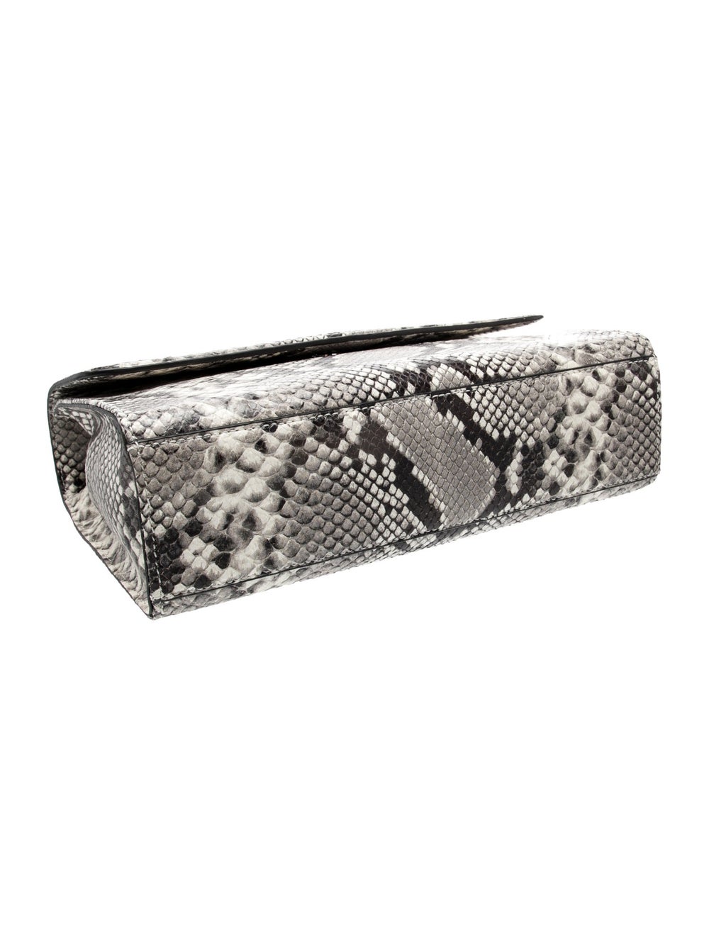 Tory Burch Minaudière Neutrals Python Animal Prin… - image 5