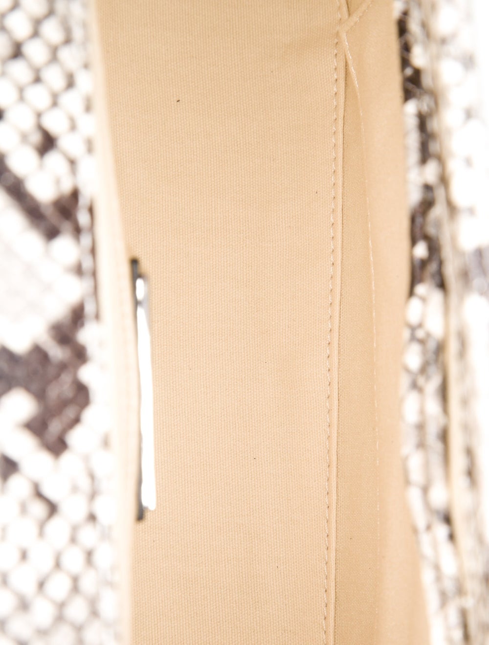 Tory Burch Minaudière Neutrals Python Animal Prin… - image 6