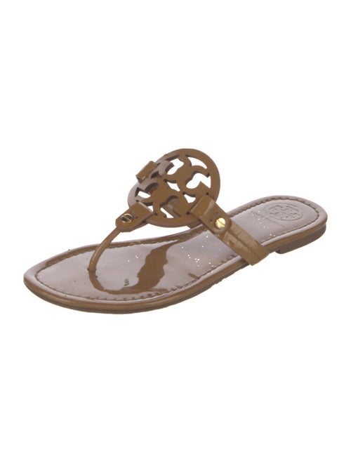 Tory Burch Patent Leather Flip Flops