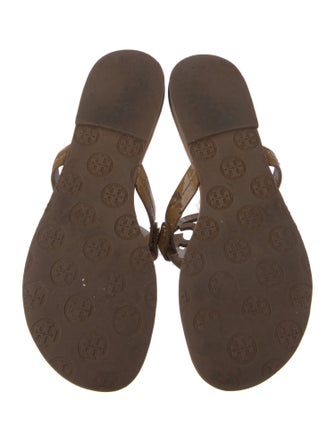 Tory Burch Patent Leather Flip Flops