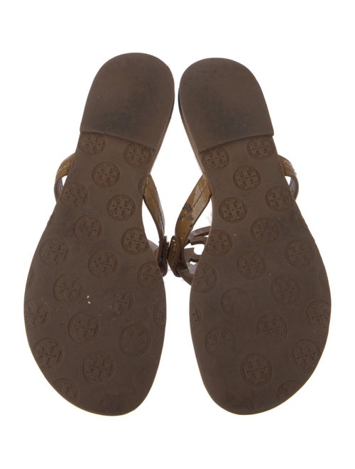 Tory Burch Patent Leather Flip Flops