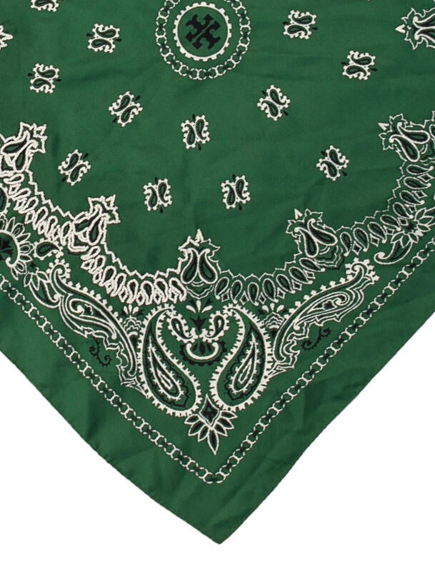 Tory Burch Silk Paisley Print Bandana